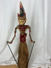 Wayang Golek Indonesien Stabpuppe Puppe antik Asien Marionette Holzpupppe