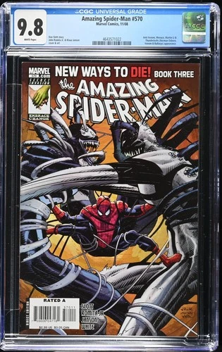 CGC 9.8 Marvel Amazing Spider-Man #570 John Romita Jr. 4643571022 2008