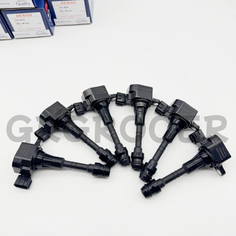 6Pcs 673-4023 DENSO Ignition Coil For Nissan Pathfinder Maxima UF349 22448-8J115 - Изображение 4 из 4
