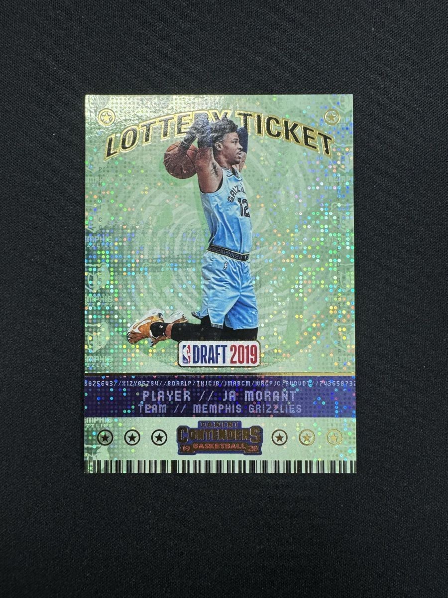 2019-20 Panini Contenders  Lottery Ticket Ja Morant #2 Rookie   RC-11