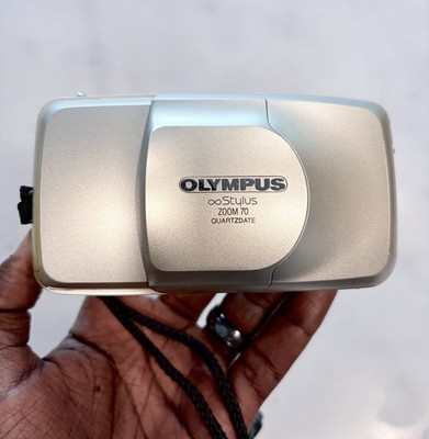 Vintage Olympus Stylus Zoom 70 Quartzdate 35mm Film Camera