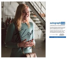 Elle Fanning “ A Rainy Day In New York” AUTOGRAPH Signed 10x8 Photo ACOA