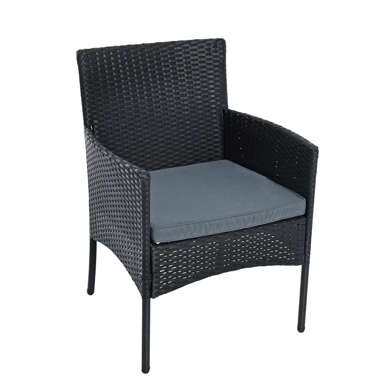 Polyrattan Sitzgruppe Gartenmöbel Set 4-teilig Flechtdesign Rattan Gartenset - Bild 2 von 4