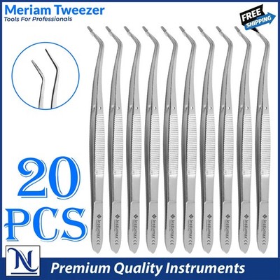 Dental Meriam Tweezers Medical Nursing Cotton Dressing Tissue Forceps Instrument