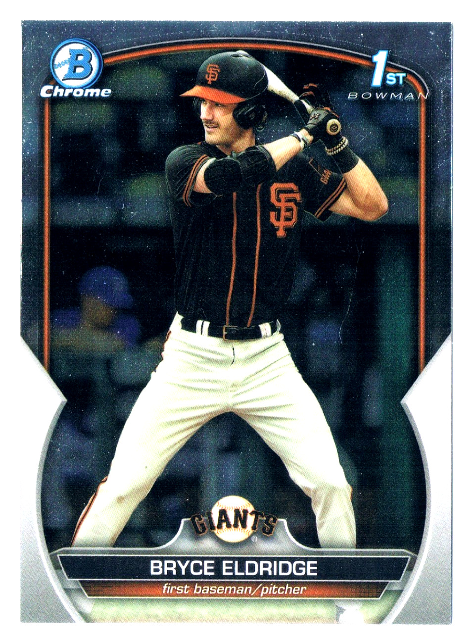 2023 Bowman Draft Bryce Eldridge Chrome 1st #BDC-107 SF GIANTS Rookie Card