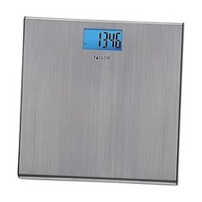 Digital Scales for Body Weight, Extra-High 440 lb Capacity, Thin Profile, Grey