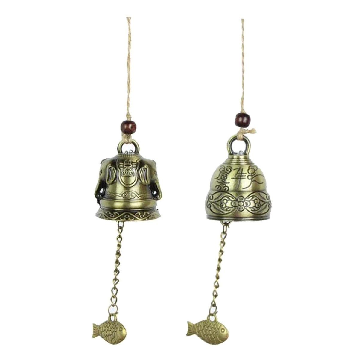 Campane Vento Ottone Buona Fortuna Campane Feng Shui In Ottone MrMrKura