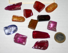 Korund  Rubin / Saphir   Stücke  100 gr  Synthese  Nr 9757