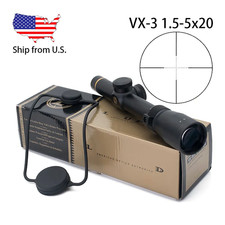 LP Vx-3I 1.5-5X20 Long Range Riflescope Mil-Dot Parallax Optics Hunting Scope