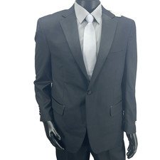 Jos A Bank 1905 Mens 42S Tailored Fit Formal Notch Exec Tuxedo Jacket Black 400