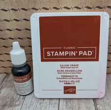 Rare Stampin Up Classic Stampin Ink Pad and Reinker -Choose your color! (s2)