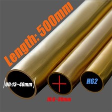 Brass Tube Pipe Tubing Length: 500mm Round Inner: 6mm 30mm Models Hobby Craft
