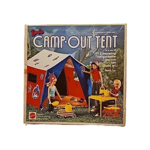 Mattel Barbie Camp Out Tent - Tent And Box Only Vintage 1972