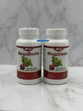 2 Mega Beets Superfood Capsulas Energy Beetroot Bones Antioxidant Remolacha Pill