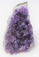 Stunning LARGE Amethyst Cut Base Cluster, Crystal Quartz Geode 8 - 11 oz 4