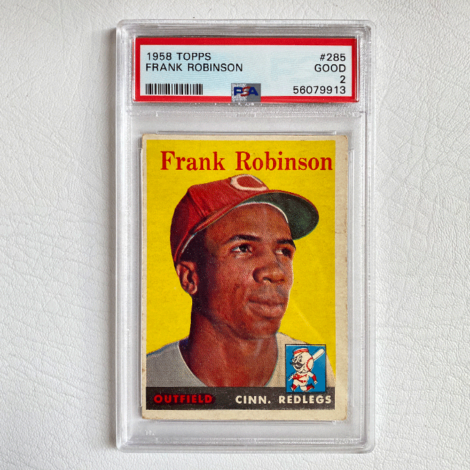 Frank Robinson 1958 Topps Baseball Card #285 PSA 2 Good | eBay