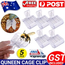 5pcs Queen Cage Clip Bee Catcher Beekeeper Beekeeping Tool Plastic Equipment AU