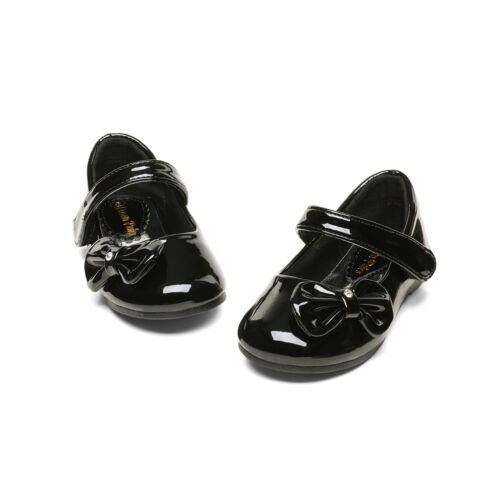 DREAM PAIRS Toddler Girls Kids Flat Shoes Dress Shoes Bow-knot Mary Jane shoes - Picture 31 of 48