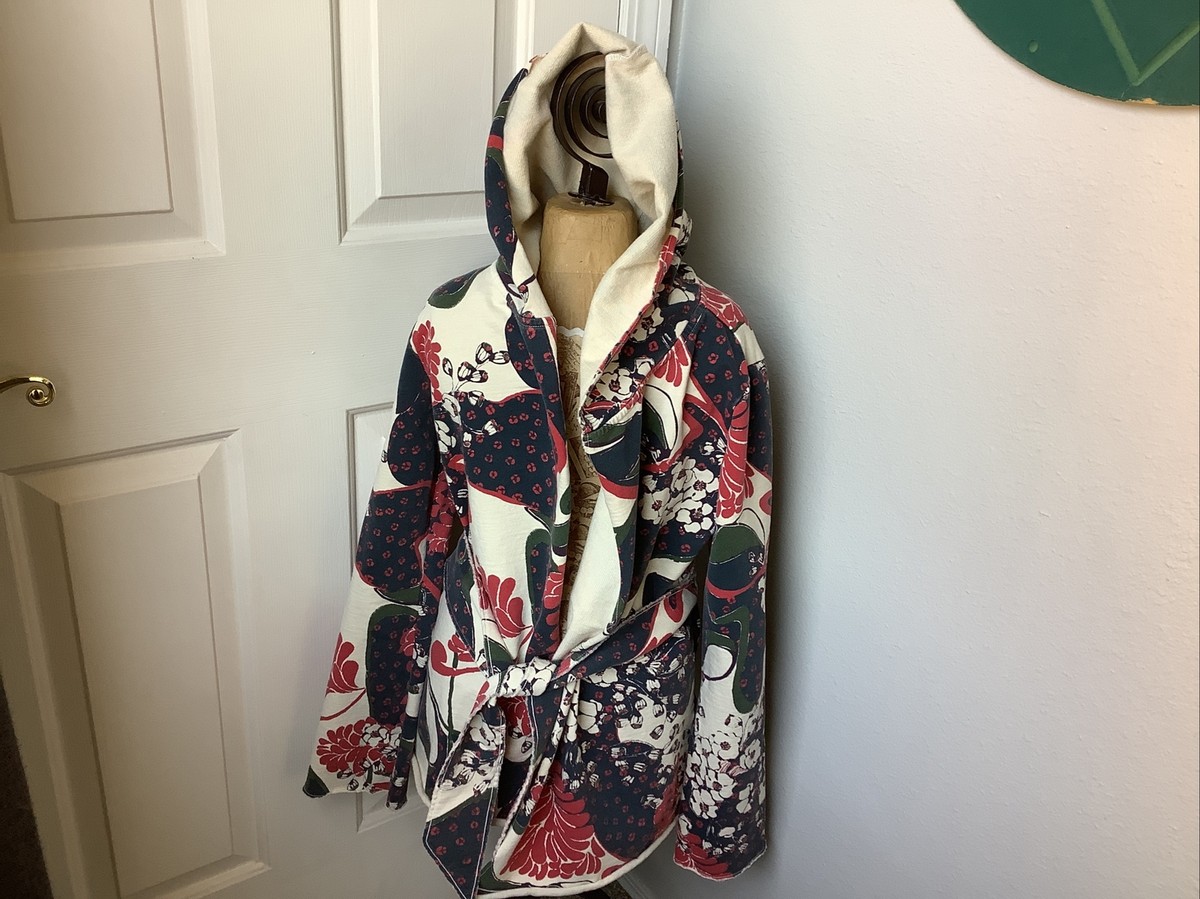 こ Lucky Brand Boho Floral Multi Colored Cardigan Women's Sz Small