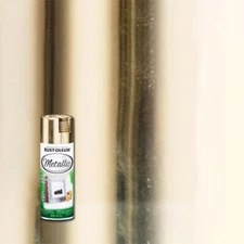 Rust-Oleum 1910830 Specialty Metallic Spray Paint 11 Oz Gold Shiny Reflective