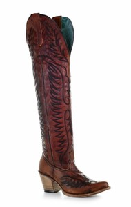 corral tall red boots