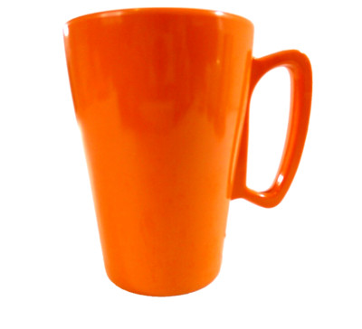Orange Vanda Melamine 2B Handled Plastic Cup Model No.C323-3.25 Retro 350ml