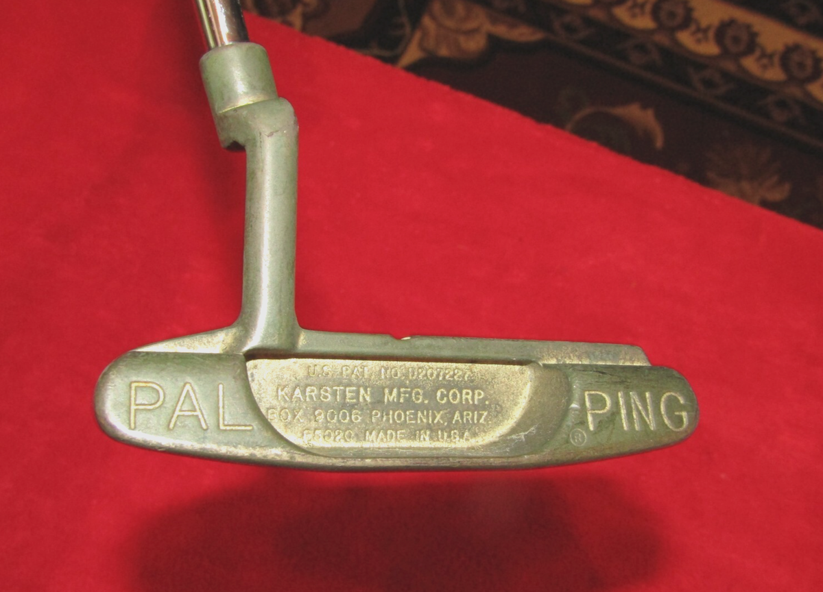 Vintage Ping Pal Karsten Bronze Blade Putter Golf Club USA Made 34