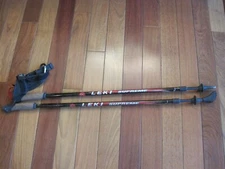 LEKI Supreme Trekking Hiking Walking Mountaineering Poles Adjustable 105-140cm