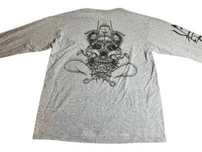 Salt Life Shirt Adult Medium Live Salty Pocket Ghost Ship Grunge Goth Mens