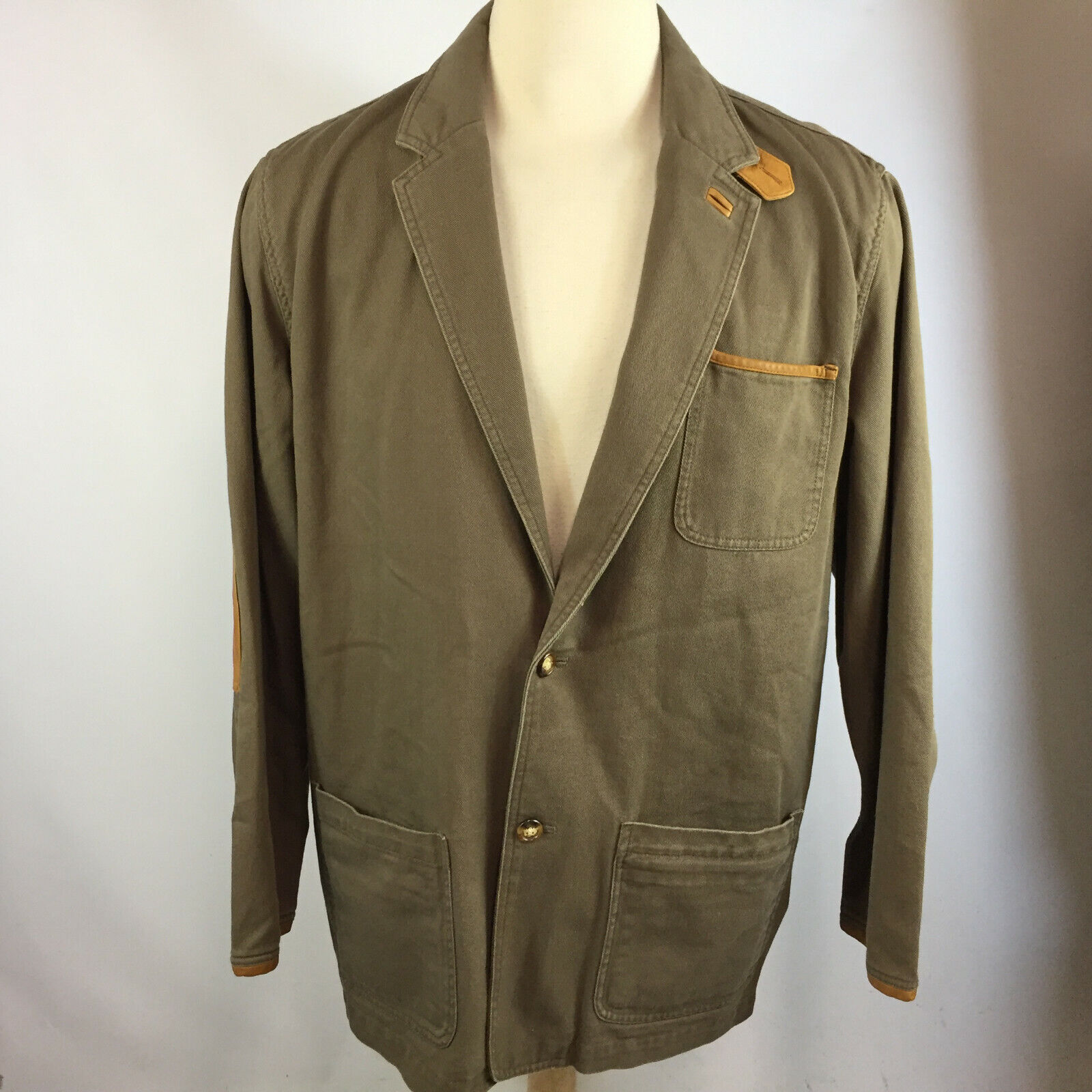 Orvis Size 48T Mens Twill Fishing Hunting Travel Safari Jacket Coat