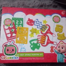 Cocomelon My First Sponge Painting Kit Stencils, Paints Rollers 3