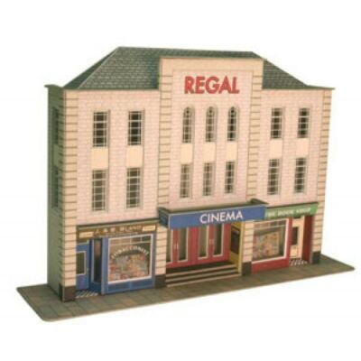 Low Relief Cinema & Shops - OO/HO Card Kit - Metcalfe PO206