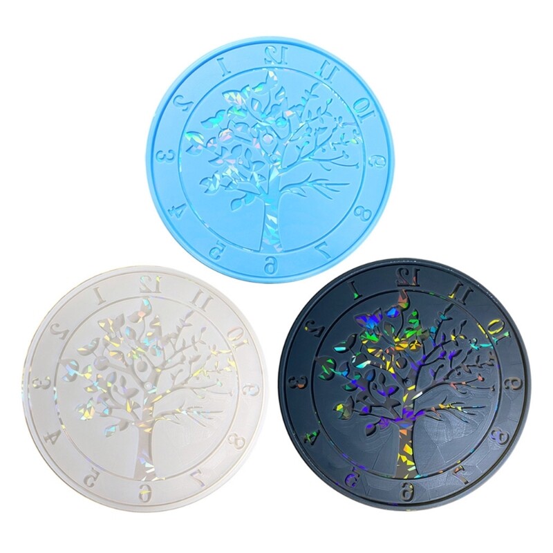 Silicone Resin Clock Mold for DIY Home Decor Crafting