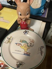 Walter Lantz Oswald Rubber Doll And Plate