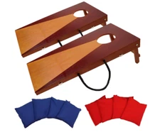 GSE Games & Sports Expert Portable Cornhole Toss Game Set with 8 Bean Bags.