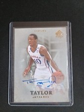 2012-13 SP Authentic Tyshawn Taylor Autograph...