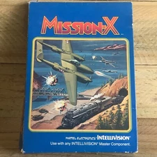 INTELLIVISION MISSION X GAME CARTRIDGE OVERLAYS WORKING