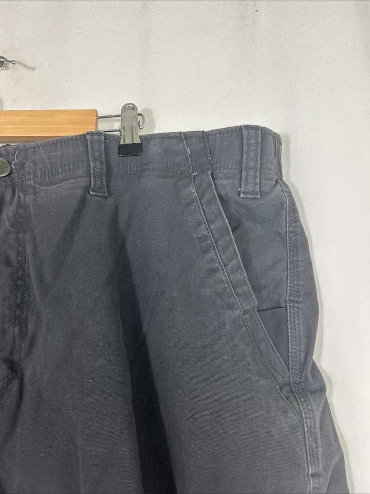 Wolverine Mens Gray Cargo Shorts 44x10 Workwear Elastic Waist - Image 4 of 4