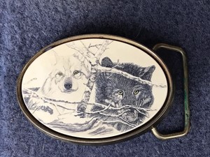 barlow solid brass belt buckle