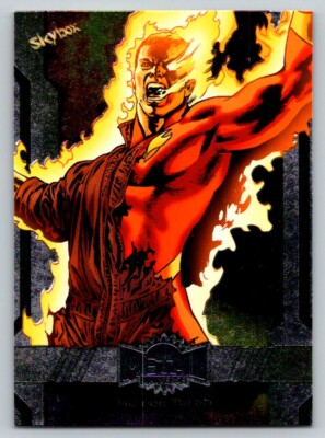 2024 SKYBOX MARVEL METAL AVENGERS HUMAN TORCH #34
