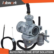 Labwork Carburetor Carb & Throttle Cable For Honda Mini Trail CT110 1980 81-1986