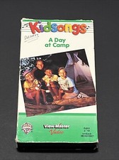Kidsongs A Day At Camp VHS 1990 View-Master Video Sing-a-Long Tape Kids Children