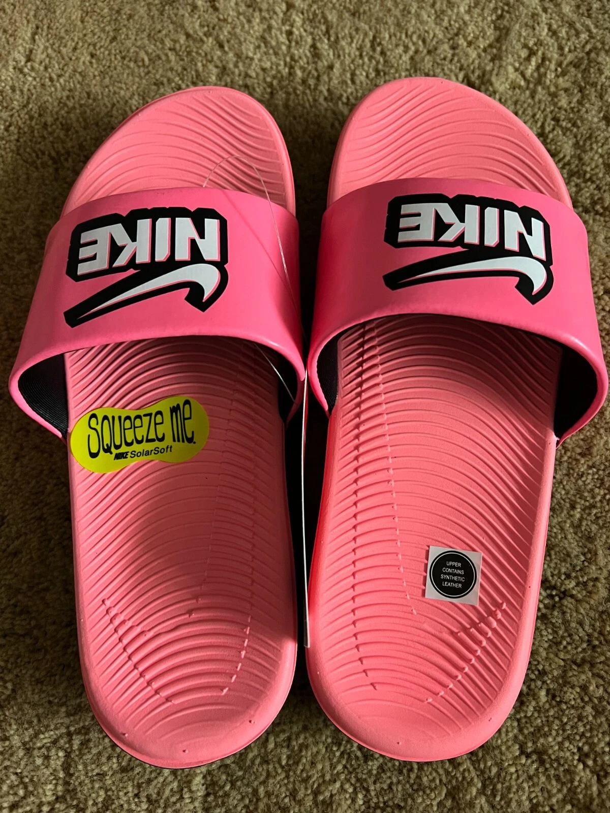 Scivoli Nike Kawa Big per bambini taglia 7 anni Sunset Pulse bianco nero