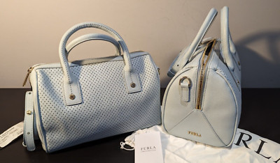 FURLA BORSA ALISSA 739368 IN BABY BLUE ( RUGIADA) *BRAND NEW* LEATHER!