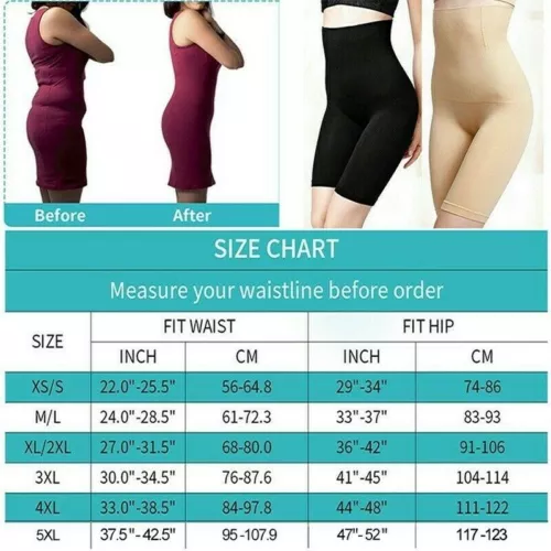Shapemint Body Shaper Shorts a vita alta - Shapewear per donna controllo pancia - Foto 2 di 15