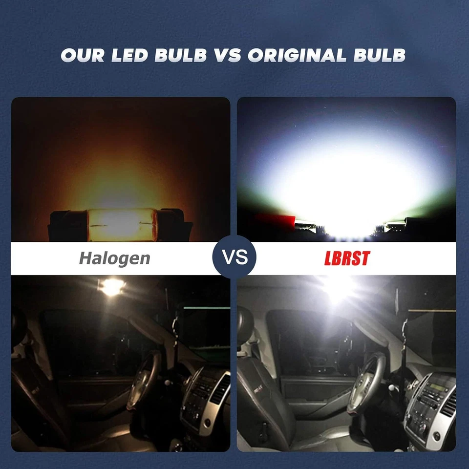 4* DE3175 Led Bulb 31mm Festoon Led Bulb 6000K 12V Super Bright White - Image 2 of 4