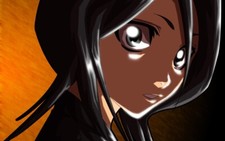 Anime bleach kuchiki rukia face dark hair eyes girls CCG Gaming Mat Desk