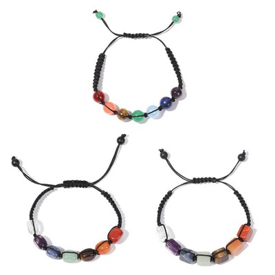 mineralische Perlen Armband mit Kristallen Heilung von Reiki 7 Armband Chakra