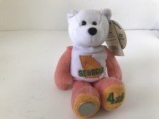 1999 Georgia US Quarter Coin Bear Limited Treasures 50 States of America 8"
