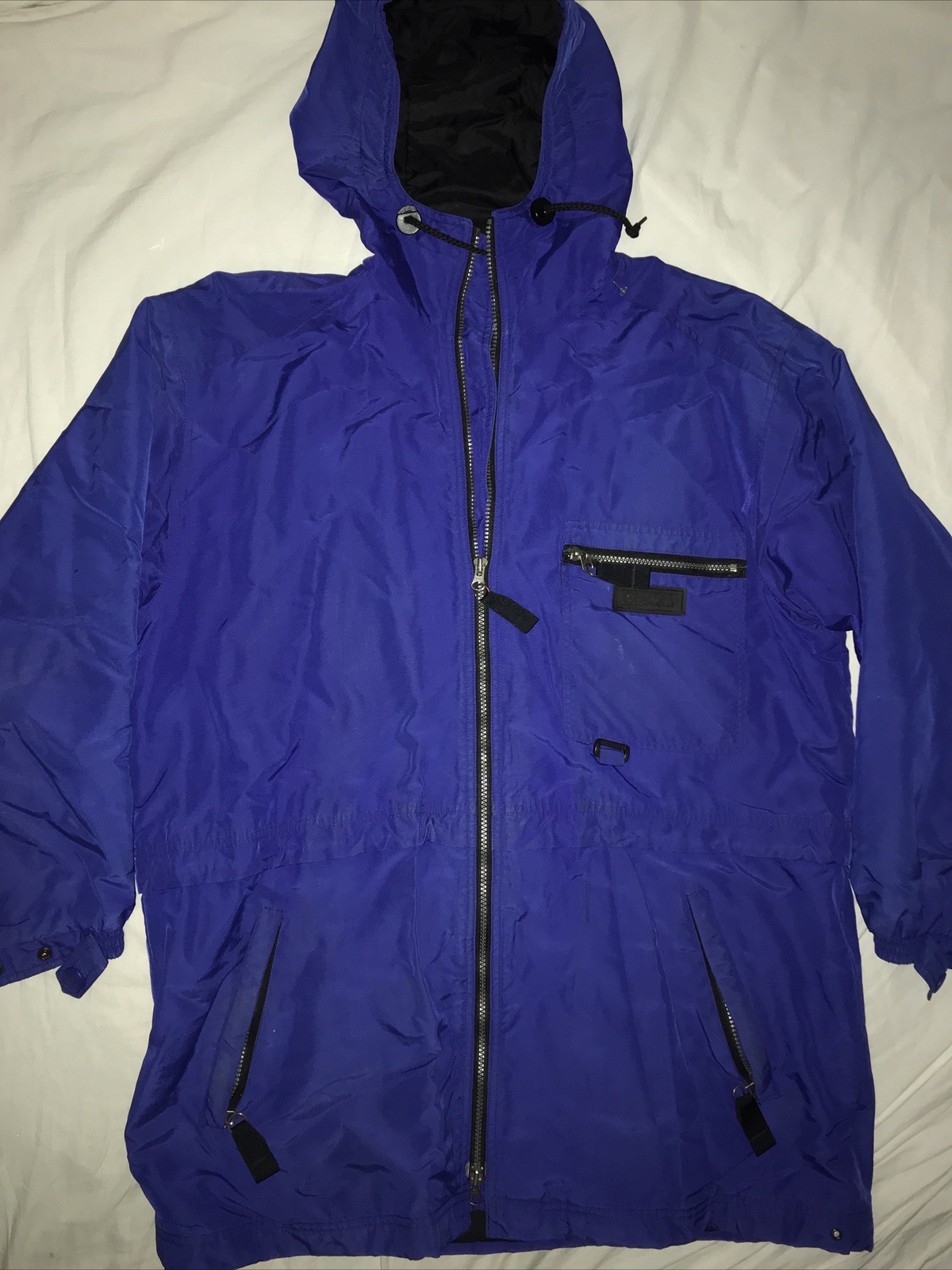 VTG Eddie Bauer EBTEK Purple Anorak Windbreaker J… - image 1